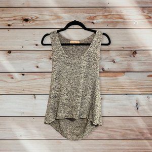 Otis & Maclain Women's Open Back Sweater Tank Top Sleeveless Gray Size XS